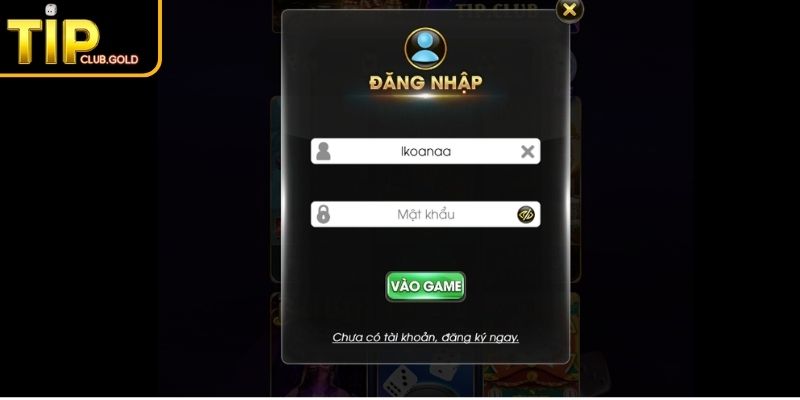 Đăng Nhập TIPCLUB - Hướng Dẫn, Xử Lý Sự Cố Và Lưu Ý 1 Đăng nhập TIPCLUB trên web