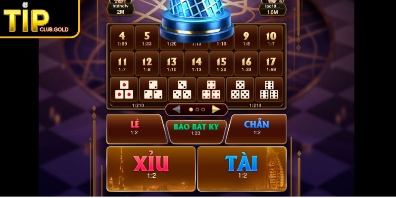 Sicbo TIPCLUB Và Chiến Lược Chinh Phục Xúc Xắc Bất Bại 2 Cược Tổng Điểm dễ thắng